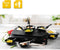 DOMO DO8710W Wokset / Pannenkoekenmaker 2-in-1 - 6 personen - 1000W