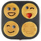 DOMO DO8718P Pannenkoekenmaker Emoji-Party - 4 pannenkoeken - Emoji -patronen - 600W