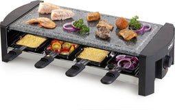 DOMO DO9039G Gourmetset - Steengrill - Raclette - 8 personen