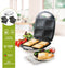 DOMO DO9046C Tosti-apparaat 2-in-1 'Family Croque' - Inclusief wafelplaten - Voor 4 croques / 4 wafels