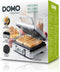 DOMO DO9149W - Wafelijzer - Belgische wafels 4x7 - Timer - Zilver