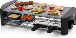 DOMO DO9186G Gourmetset - Raclette - Steengrill - Chill zone - 8 personen - PFAS-vrij - 1300W