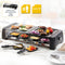 DOMO DO9190G Gourmetset - Raclette - Steengrill - 8 personen - 1200 W