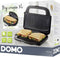 DOMO DO9195C Big Croque XL - Tosti Apparaat - Croque Monsieur toestel - RVS - Zwart