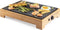 DOMO DO9271G Plancha Grill Bamboo Style - Grillplaat - Tafelgrill - Gourmet bakplaat voor op tafel - 8 personen - PFAS Vrij - 1800W - Bamboe