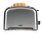 DOMO DO959T Broodrooster / Toaster - 2 sleuven - Opwarmrek - RVS