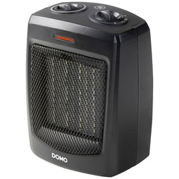 DOMO Domo Keramische ventilatorkachel Energielabel: n.v.t. Zwart