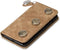 GranC - drukknopen wallet hoes - Geschikt voor iPhone SE (2022 / 2020) / 8 / 7 / 6(s) - taupe