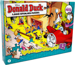 Donald Duck puzzel - Spreekwoordenpret geldpakhuis 1000 stukjes