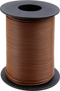 Donau Elektronik 105-8-100 Schakeldraad 1 x 0.20 mm² Bruin 100 m