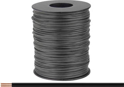 Donau Elektronik 114-11-100 Draad 2 x 0.08 mm² Zwart 100 m