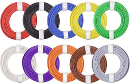Donau Elektronik 125-MIX Draad 1 x 0.25 mm² Meerdere kleuren 1 set(s)