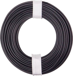 Donau Elektronik 150-011 Draad 1 x 0.50 mm² Zwart 10 m
