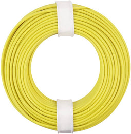 Donau Elektronik 150-013 Draad 1 x 0.50 mm² Geel 10 m