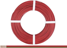 Donau Elektronik 218-080 Draad 2 x 0.14 mm² Rood-bruin 50 m