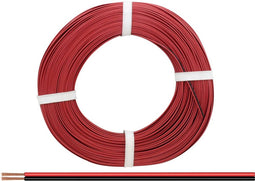 Donau Elektronik 225-010 Draad 2 x 0.25 mm² Rood/zwart 50 m