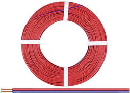 Donau Elektronik 250-02-25 Draad 2 x 0.50 mm² Rood, Blauw 25 m