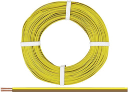 Donau Elektronik 250-38-25 Draad 2 x 0.50 mm² Geel, Bruin 25 m