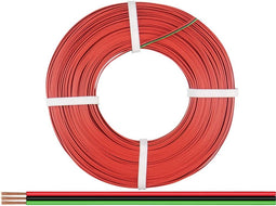 Donau Elektronik 318-014-25 Draad 3 x 0.14 mm² Rood, Zwart, Groen 25 m