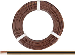 Donau Elektronik 318-818-50 Draad 3 x 0.14 mm² Lichtbruin, Zwart, Donkerbruin 50 m