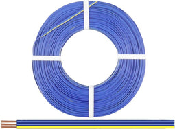 Donau Elektronik 325-223-50 Draad 3 x 0.25 mm² Blauw, Geel 50 m