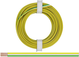 Donau Elektronik 325-354 Draad 3 x 0.25 mm² Geel, Wit, Groen 5 m