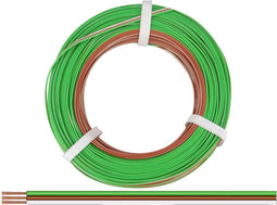 Donau Elektronik 325-485-25 Draad 3 x 0.25 mm² Groen, Bruin, Wit 25 m