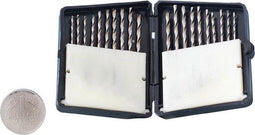 Donau Elektronik HSS225 HSS Metaal-spiraalboorset 20-delig 1.3 mm, 1.4 mm, 1.5 mm, 1.6 mm, 1.8 mm, 2 mm, 2.2 mm, 2.3 mm