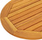 vidaXL - Tafelblad - 110x55x2,2 - cm - Ovaal - Massief - Acaciahout