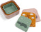Done by Deer Friends SET drinkbeker met rietje + 3 snackdoosjes - Ozzo Powder/Powder mix