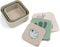 Done by Deer Friends SET drinkbeker met rietje + 3 snackdoosjes - Lalee Sand mix