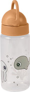 Done by Deer Friends SET drinkbeker met rietje + 3 snackdoosjes - Mustard/Grey