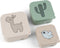 Done by Deer Friends SET drinkbeker met rietje + 3 snackdoosjes - Lalee Sand mix