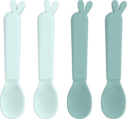 Done By Deer Kiddish Spoons Lalee Blue 4-pack