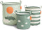 Done by Deer Opbergmand - Set van 3 - Happy Clouds - Green