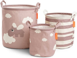 Done by Deer Opbergmand - Set van 3 - Happy Clouds - Powder