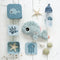 Done by Deer Sea Friends Snackdoosjes set van 3 - Blue