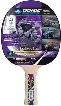 Donic Schildkröt Legends 800 Roze, Hout Hout 1 stuk(s)