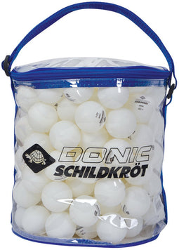 Donic-Schildkröt Tafeltennisbal Jade 144 Stuks – Witte Poly 40+ Ballen – Ideaal voor Vrijetijdssport en Clubs