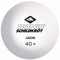 Donic-Schildkröt Tafeltennisbal Jade 144 Stuks – Witte Poly 40+ Ballen – Ideaal voor Vrijetijdssport en Clubs