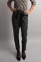 Donkerblauwe broek met stippen