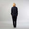 Donkerblauwe broek met stippen