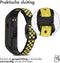 iMoshion Bandje Geschikt voor Samsung Galaxy Fit 2 - iMoshion Siliconen sport band met inkliksysteem gesp - Zwart