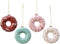 Donut glas l2.5b8h8.5 cm multi a4 kerst