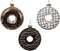 Donut glas l9b3.6h9.7 cm bruin a3