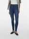 VERO MODA VMSOPHIA - Skinny Jeans - Hoge taille met stretch - Blauw (M)