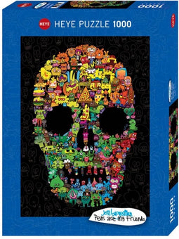 Doodle Skull Puzzle 1000 Teile