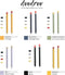 Doodroo Skin voor Apple Pencil (1e/2e gen) met 5 gekleurde doppen - Orange- Siliconen Beschermfolie met Grip