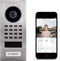DoorBird 423866744 Complete set voor Video-deurintercom via WiFi WiFi Eengezinswoning Zilver (geborsteld)