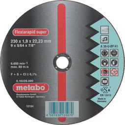 Doorslijpschijf Ø 180x1,6x22,2 Inox Flexiamant super Hydroresist - 25 stuks